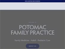 Tablet Screenshot of potomacfamilypractice.com